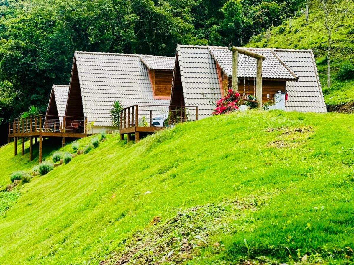 Chales Fazenda Floresta Das Araucarias Cunha Kültér fotó